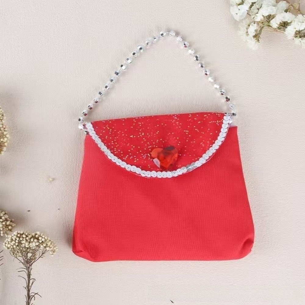 Free Cosplay Prop Patterns - Multicolor Princess Handbag Snowflake Pattern Peach
