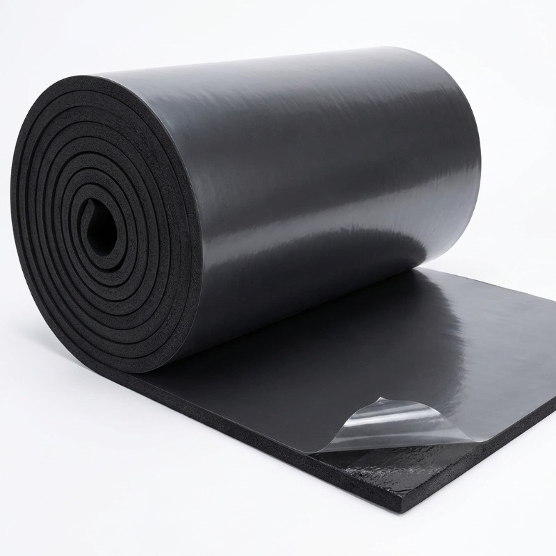 Eva Foam Sheet - Self-Adhesive Black Foam Insulation Pad for