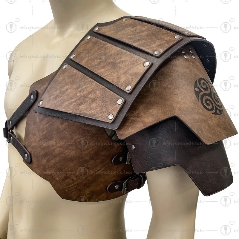 Cosplay Props - Medieval unilateral shoulder armor Nordic style
