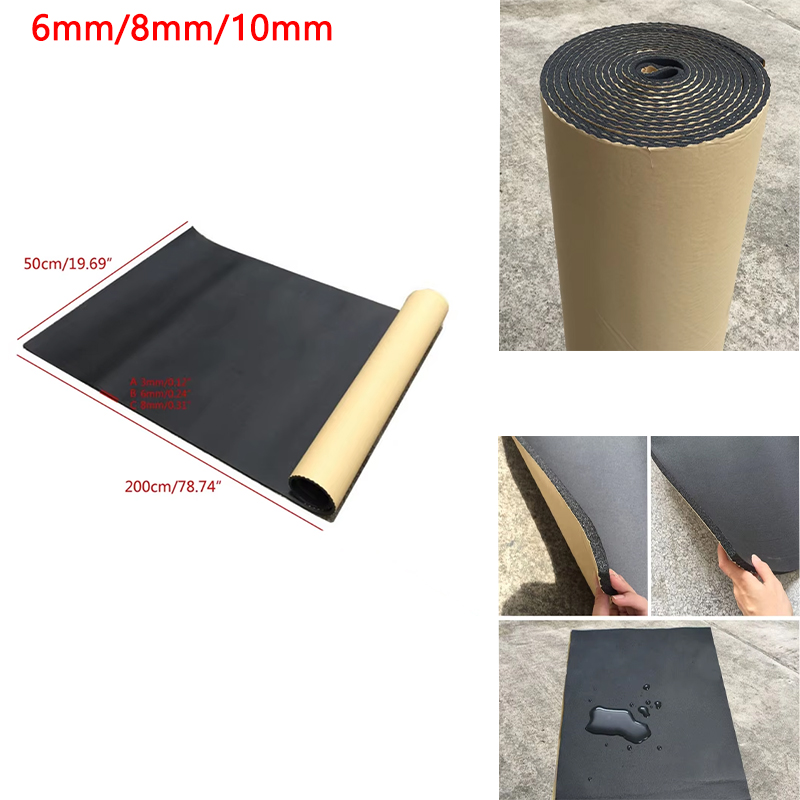 Eva Foam Sheet - 1 Roll 200cmx50cm 6mm/8mm/10mm Adhesive Closed