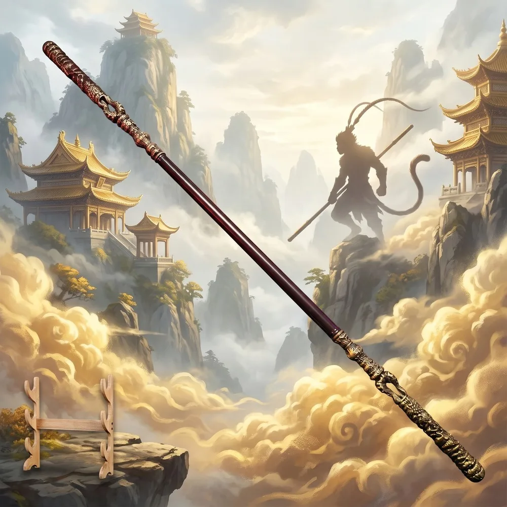 Cosplay Prop Display - Monkey King 180cm 70in Long Staff
