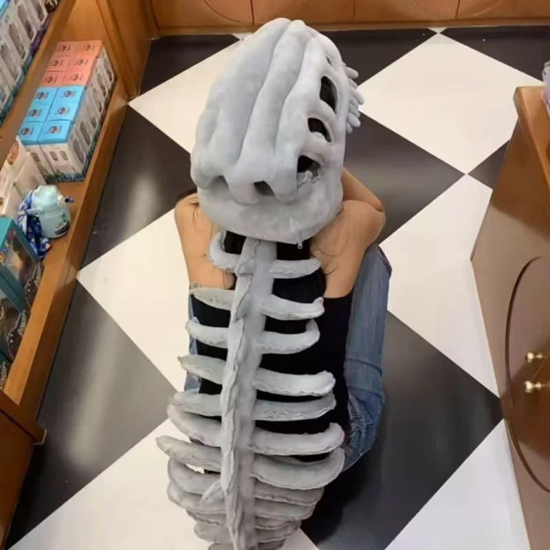 Creative Fishbone Shaped Plush - огляд і ціна Fishbones Cosplay Prop