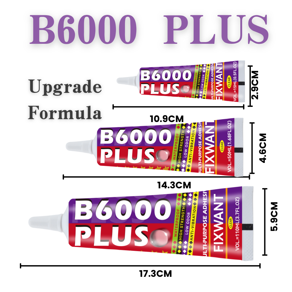 B6000 PLUS 15/50/110ML Clear C - огляд і ціна Contact Cement Glue