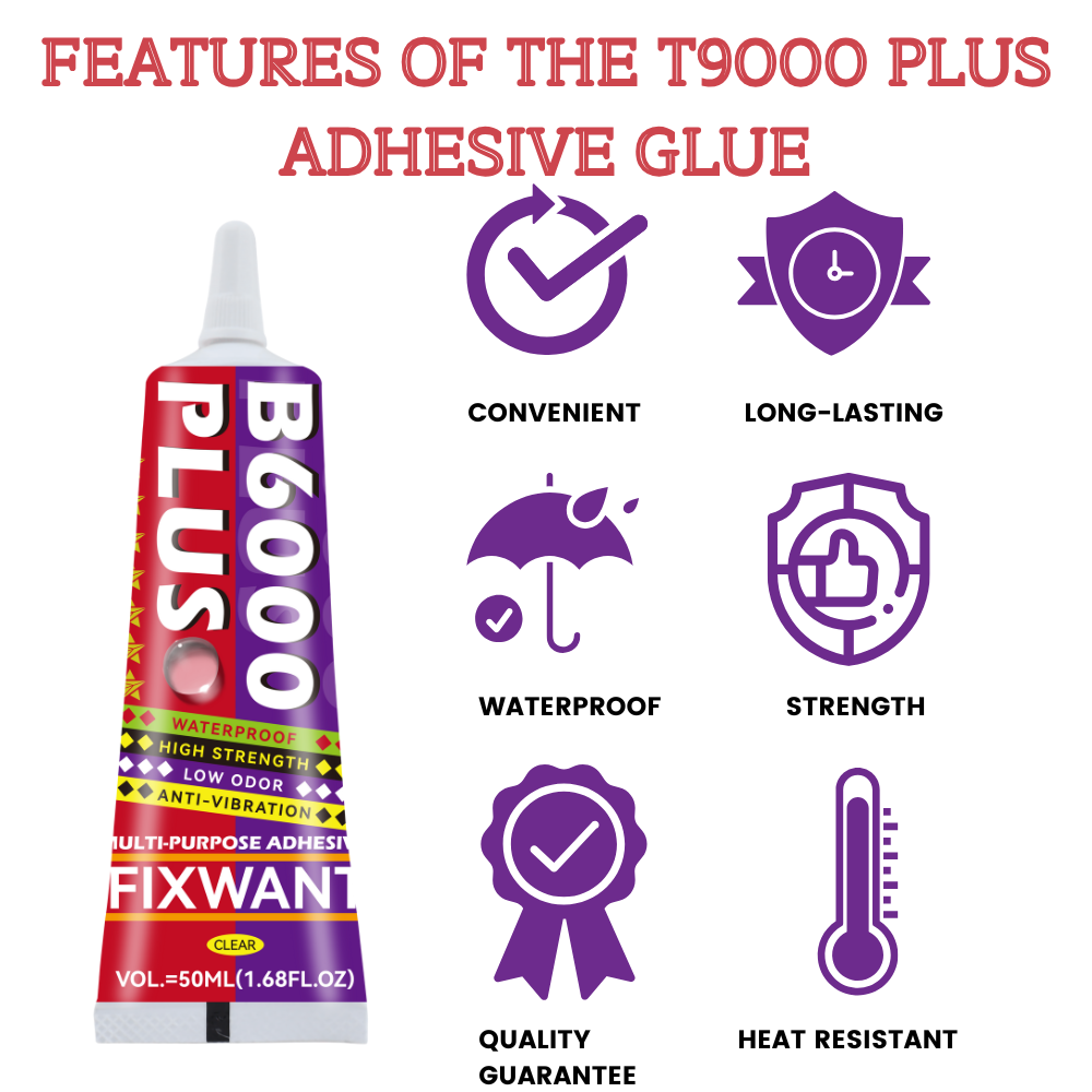 B6000 PLUS 15/50/110ML Clear C - огляд і ціна Contact Cement Glue