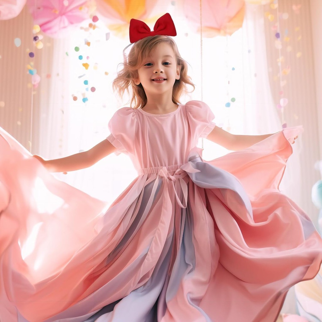Cute Girls Red Big Bow Headban - огляд і ціна Cosplay Floating Prop