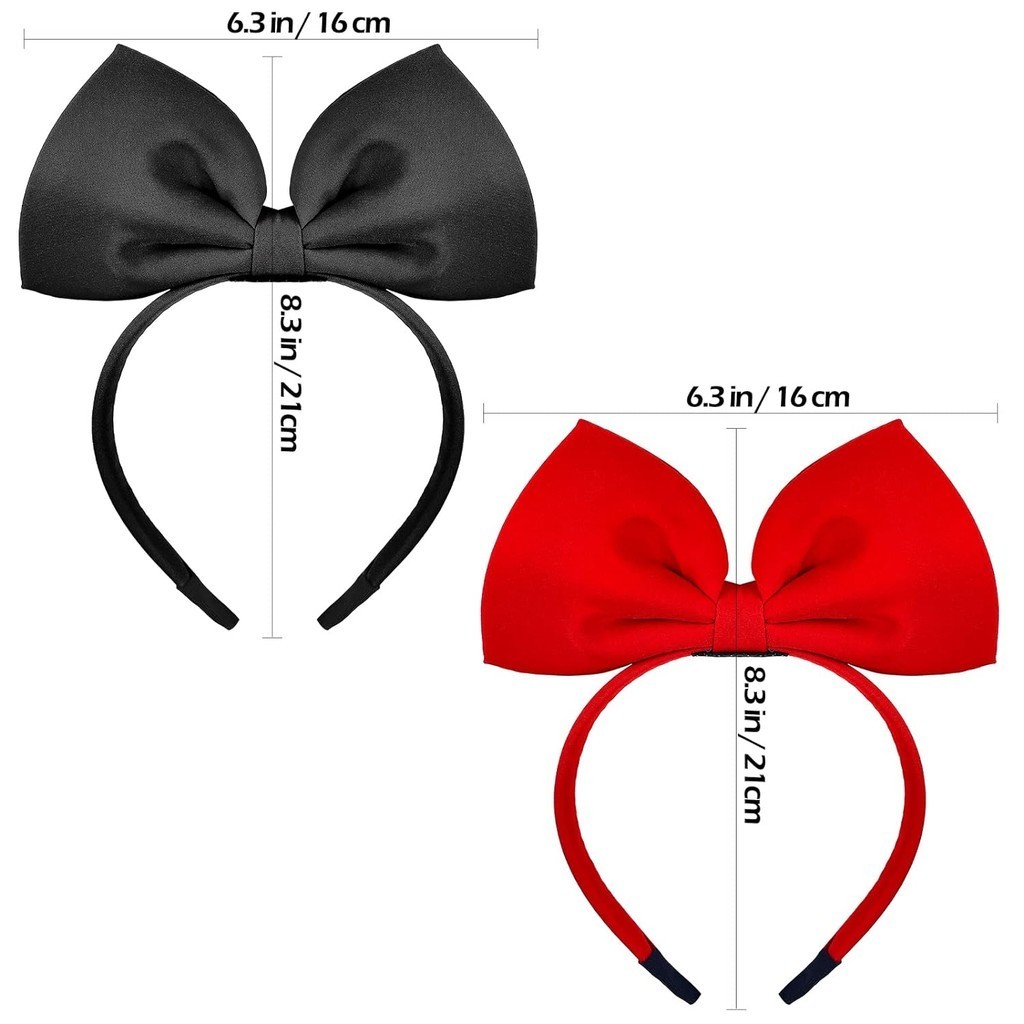Cute Girls Red Big Bow Headban - огляд і ціна Cosplay Floating Prop