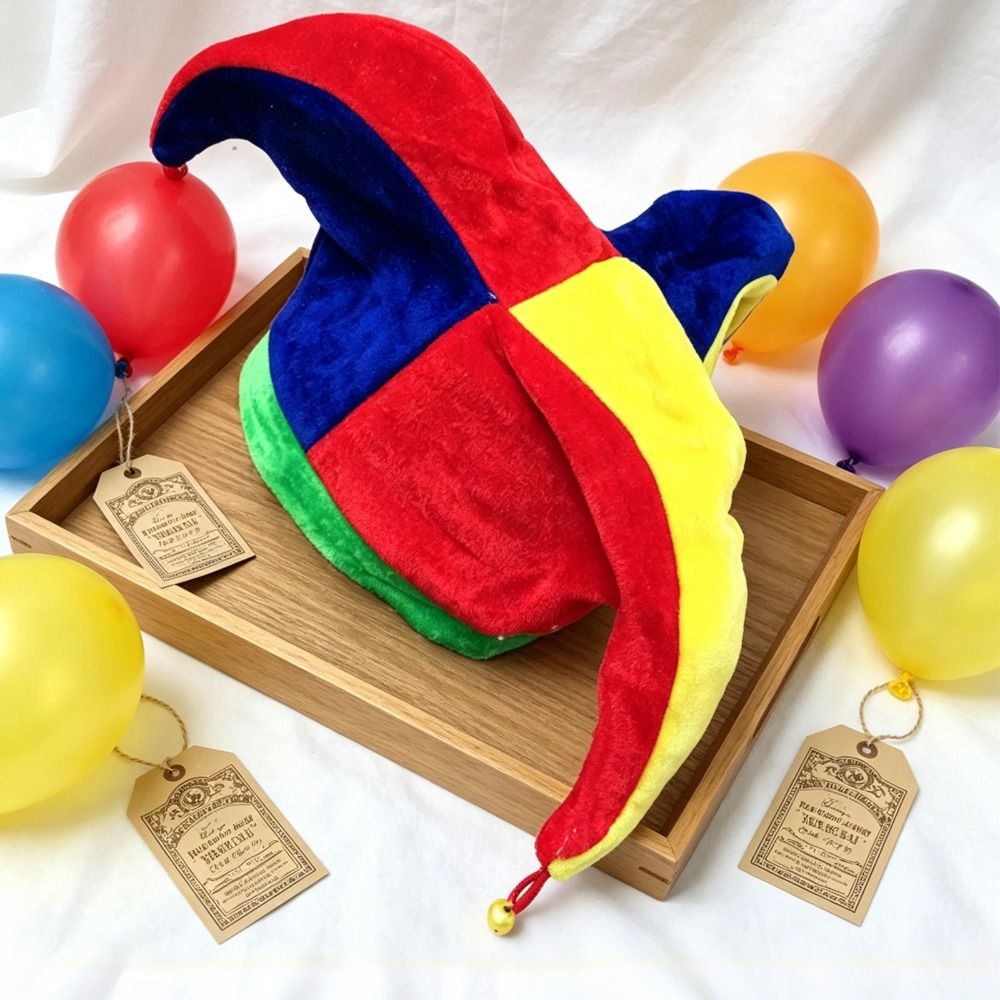 Cap Prop Multicolor Clown Hat  - огляд і ціна Free Cosplay Prop Patterns