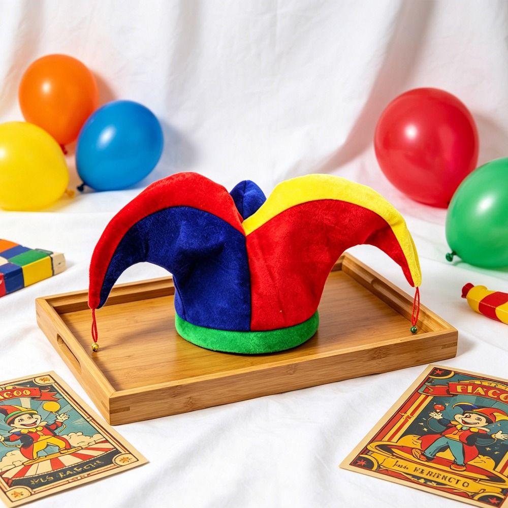 Cap Prop Multicolor Clown Hat  - огляд і ціна Free Cosplay Prop Patterns