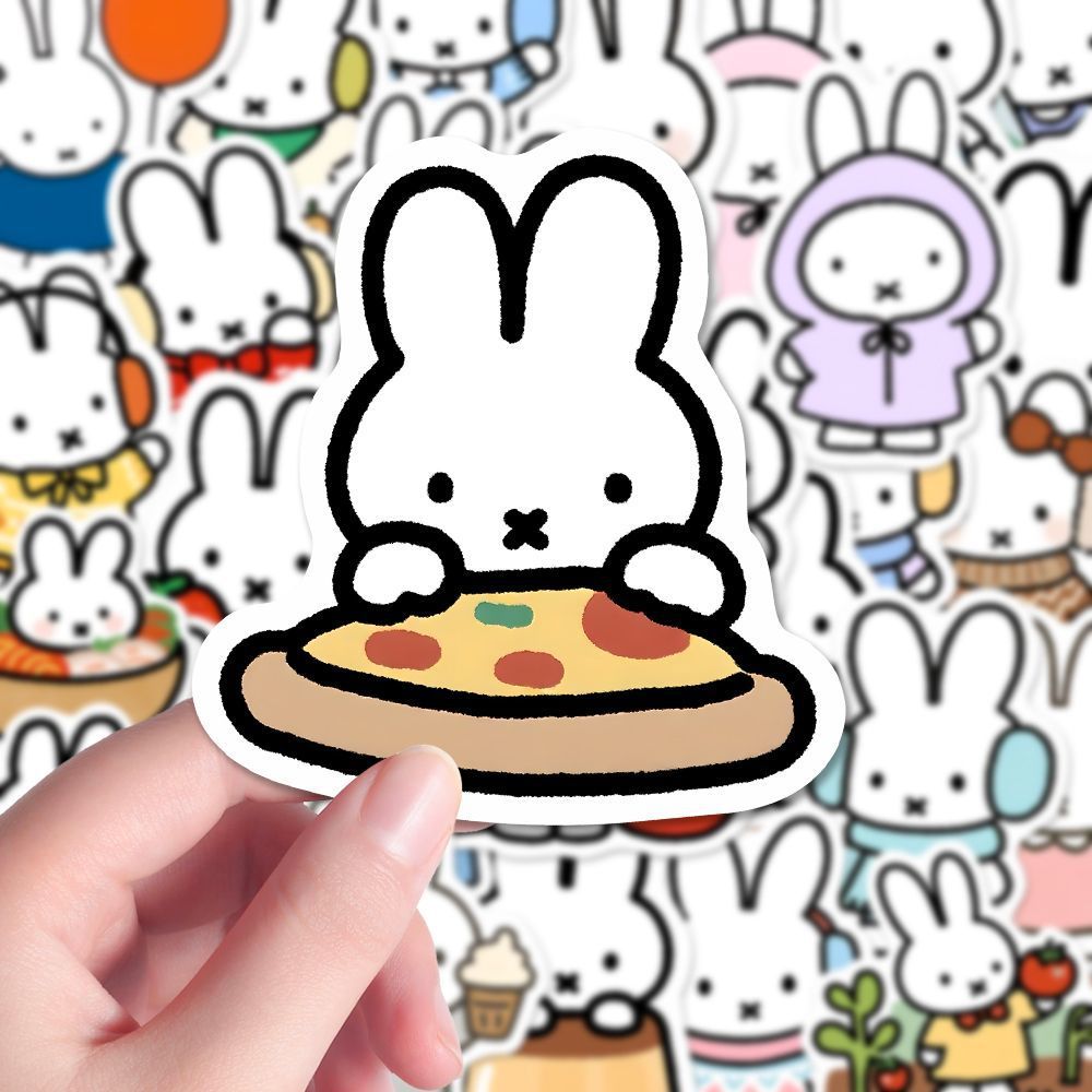 80PCS Kawaii Miffy Cute Sticke - огляд і ціна Cosplay Floating Prop