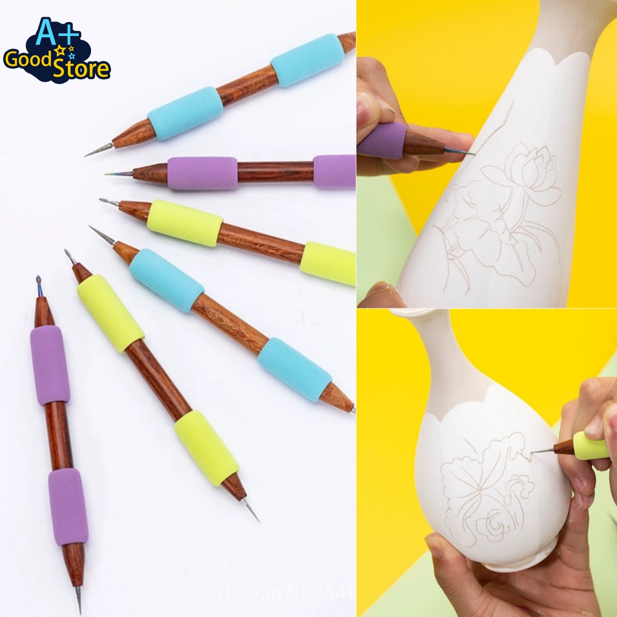Double Headed Diamond Tip Pott - огляд і ціна Foam Clay Sculpt