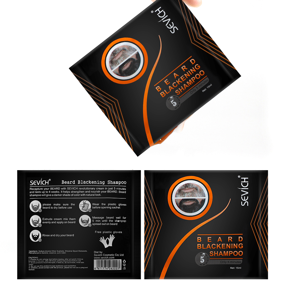 Instant Hair Dye Black Beard S - огляд і ціна Hair Spray Color