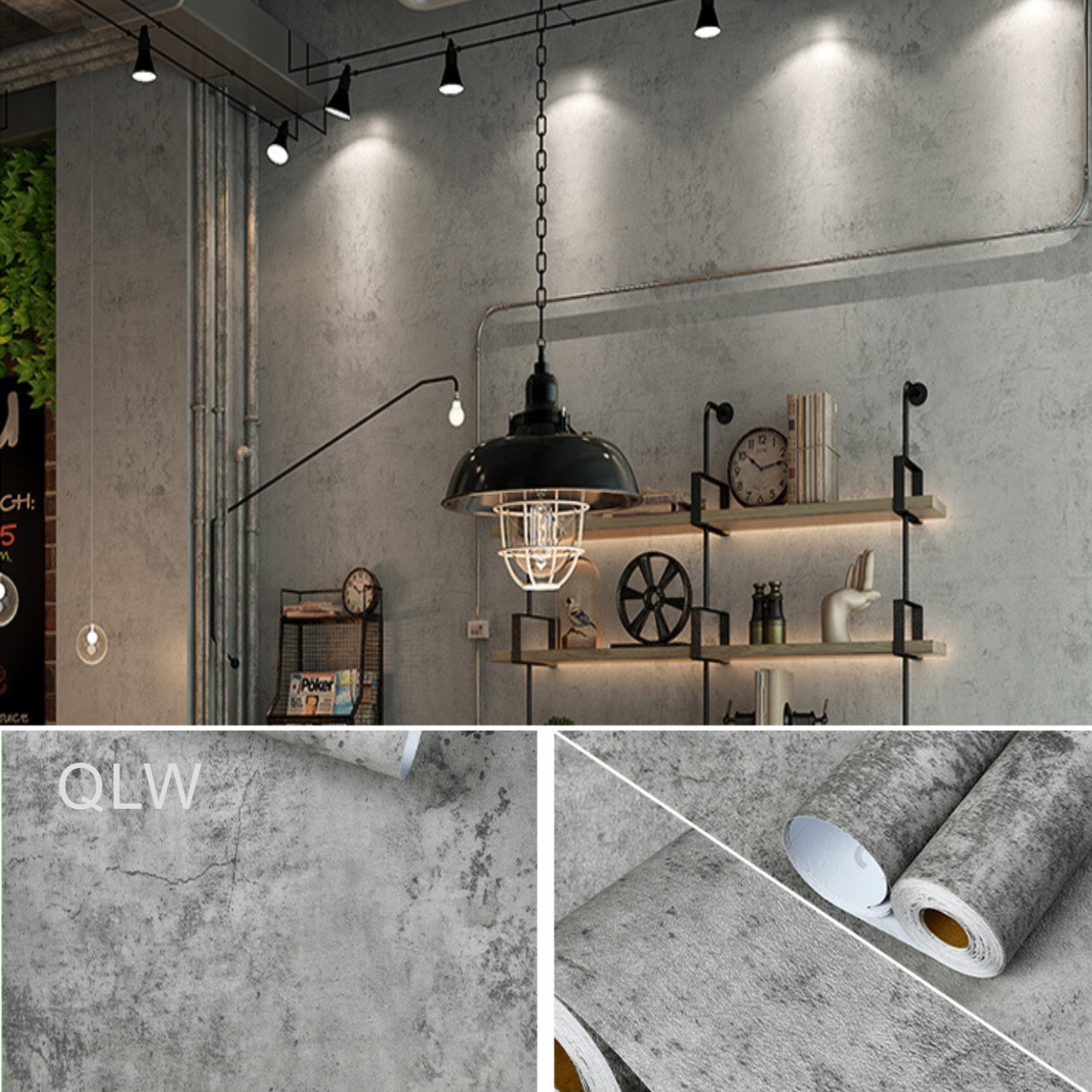 6M Cement Grey PVC Wallpaper S - огляд і ціна Contact Cement Glue