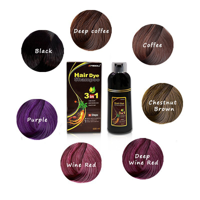 500ml Hair Color Dye Shampoo 3 - огляд і ціна Hair Spray Color