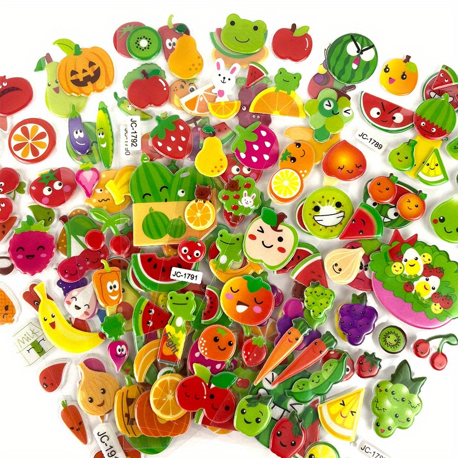 6 Sheets 3D Puffy Stickers Foa - огляд і ціна Eva Foam Sheet