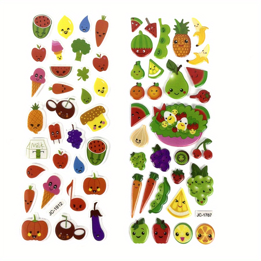 6 Sheets 3D Puffy Stickers Foa - огляд і ціна Eva Foam Sheet