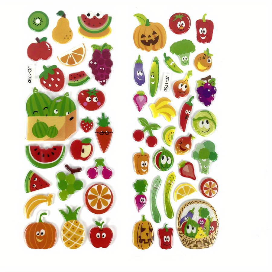 6 Sheets 3D Puffy Stickers Foa - огляд і ціна Eva Foam Sheet