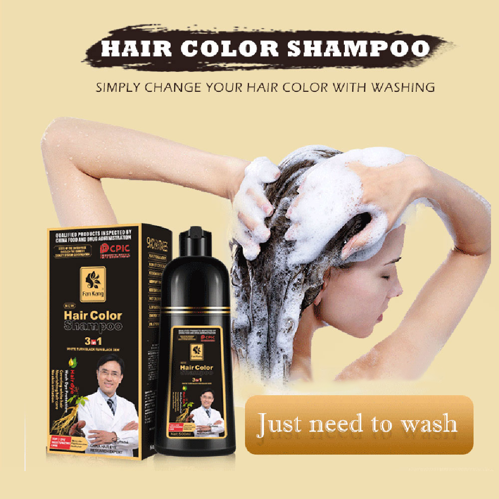 3 In 1 Instant Coloring Shampo - огляд і ціна Hair Spray Color
