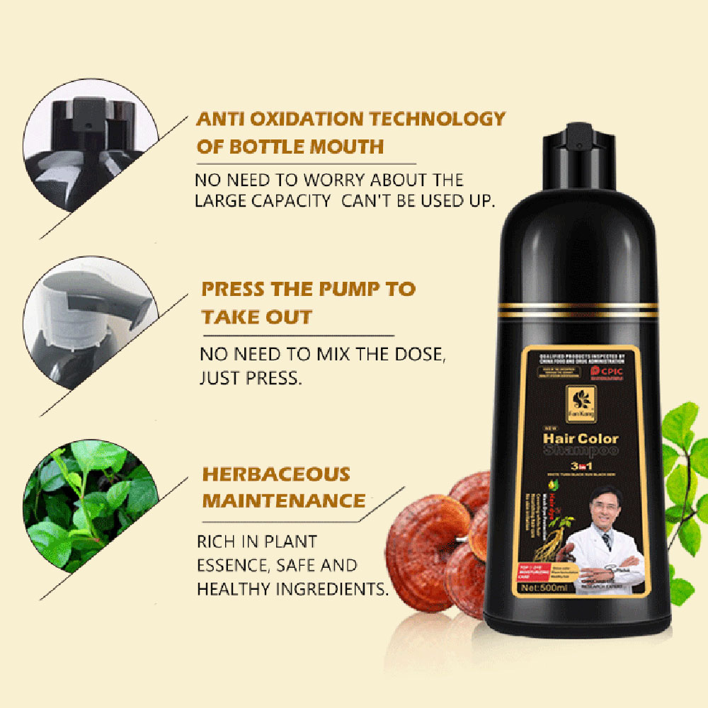 3 In 1 Instant Coloring Shampo - огляд і ціна Hair Spray Color