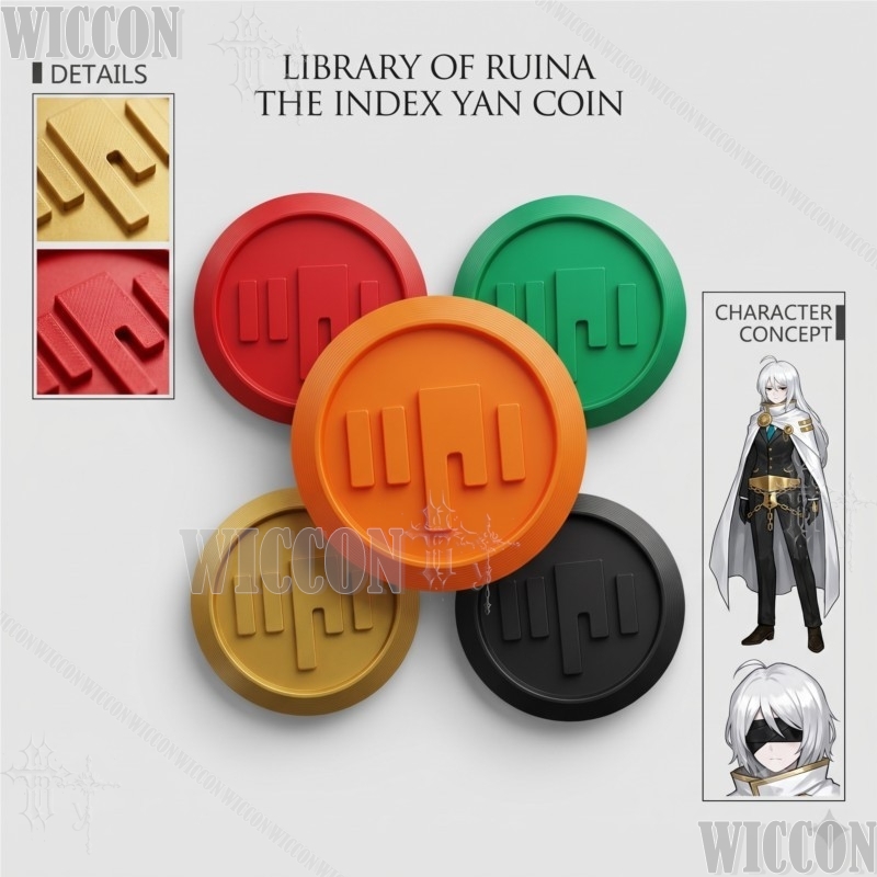Library Of Ruina The Index Yan - огляд і ціна Cosplay Prop 3D Print Settings